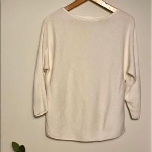 Simple minimalist h&m cream sweater